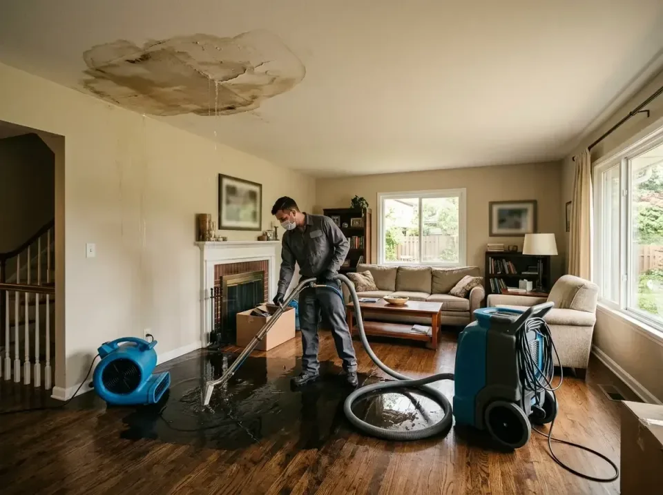 attic-pipe-burst-ceiling-drip-008 — frequently asked questions, Water Damage Restoration & Carpet Care in Kingstowne, VA